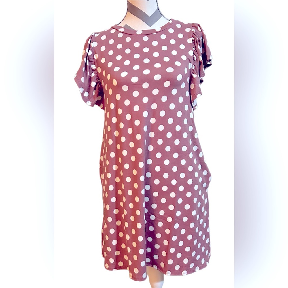 NWT Polka Dot Midi Dress